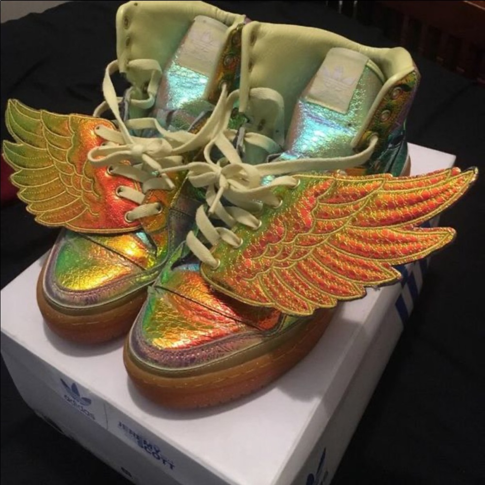 Jeremy scott iridescent foil